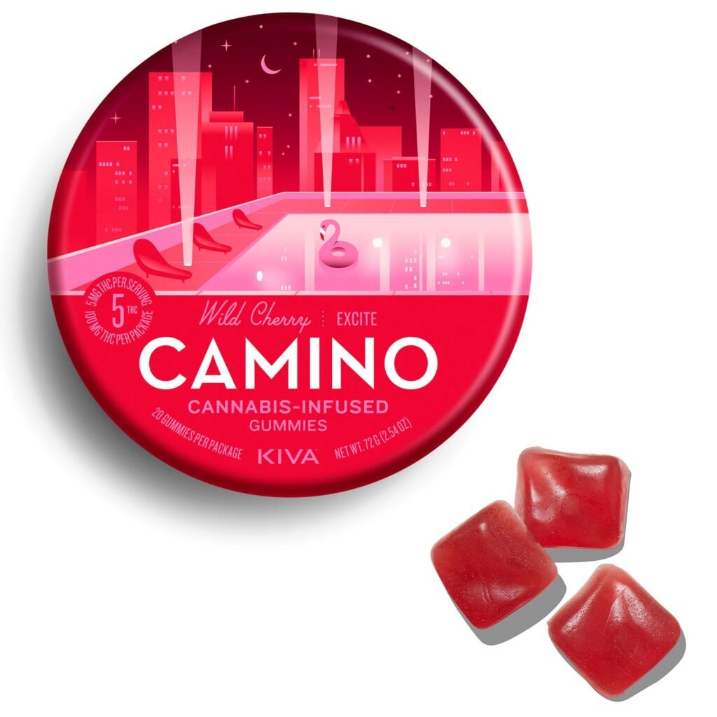 Wild Cherry Camino Gummies 100mg 20-pack kaufen bei Head & Grow Hub