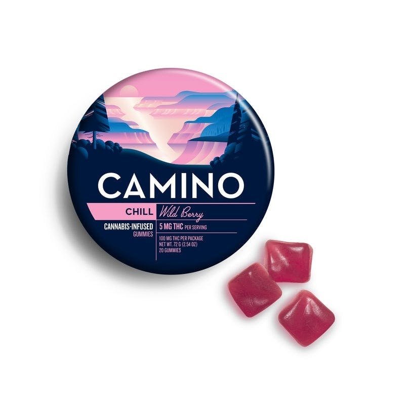 CAMINO | "Chill" Wild Berry | 100MG 20PK Gummies kaufen bei Head & Grow Hub
