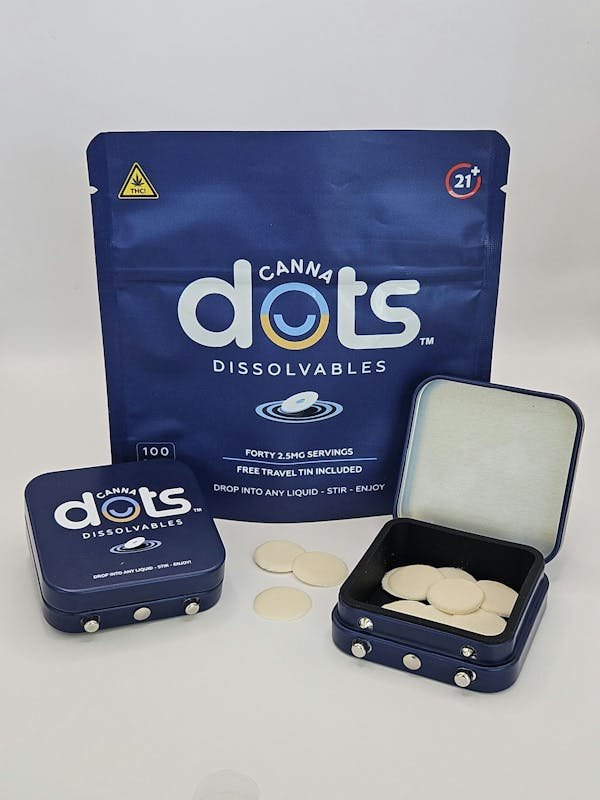 CANNA dots | Dissolvables | Unflavored | 100MG 40PK kaufen bei Head & Grow Hub