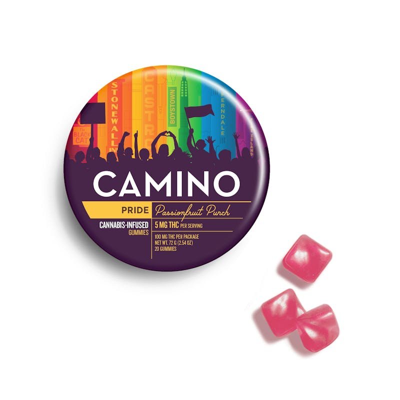 CAMINO | Pride | Passionfruit Punch | 100mg 20PK Gummies
