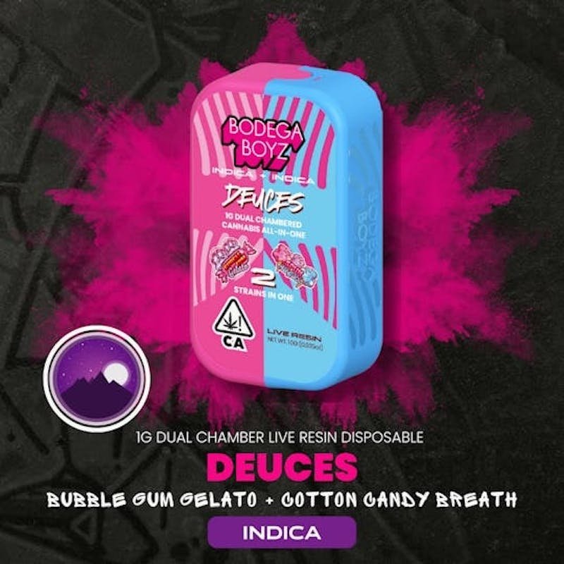 BODEGA BOYZ | BubbleGum Gelato x Cotton Candy Breath | 1G Live Resin AIO kaufen bei Head & Grow Hub