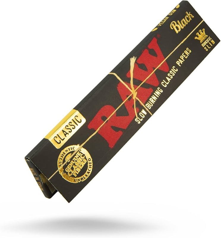 RAW | Black Classic Rolling Papers| Kingsize Slim kaufen bei Head & Grow Hub