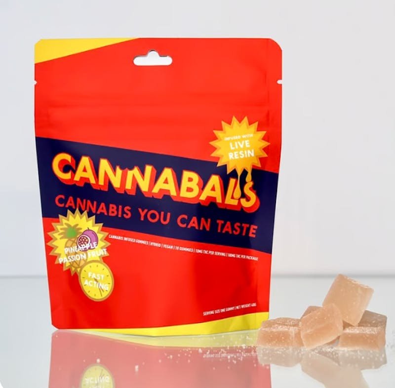 CANNABALS | PINEAPPLE PASSION FRUIT | 100MG 10PK GUMMIES kaufen bei Head & Grow Hub