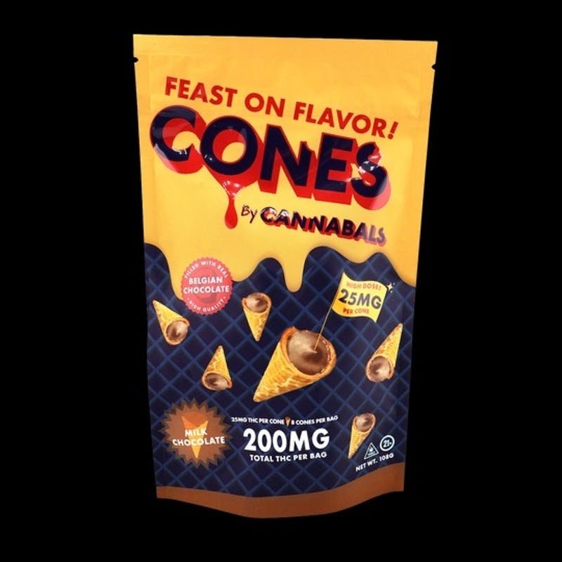 CANNABALS | MILK CHOCOLATE CONES | 100MG kaufen bei Head & Grow Hub