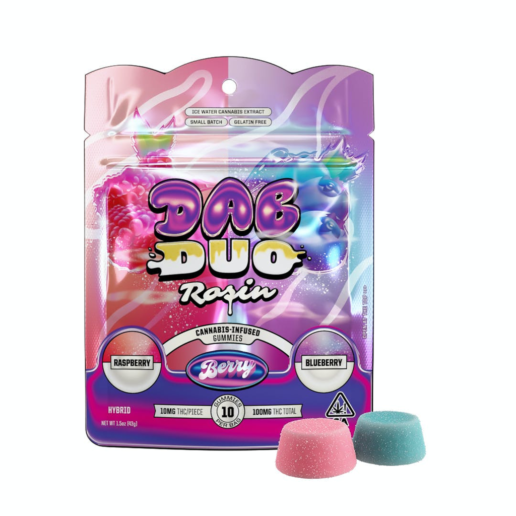 ABX - Dab Duo Berry Raspberry & Blueberry Rosin Gummies 100mg kaufen bei Head & Grow Hub