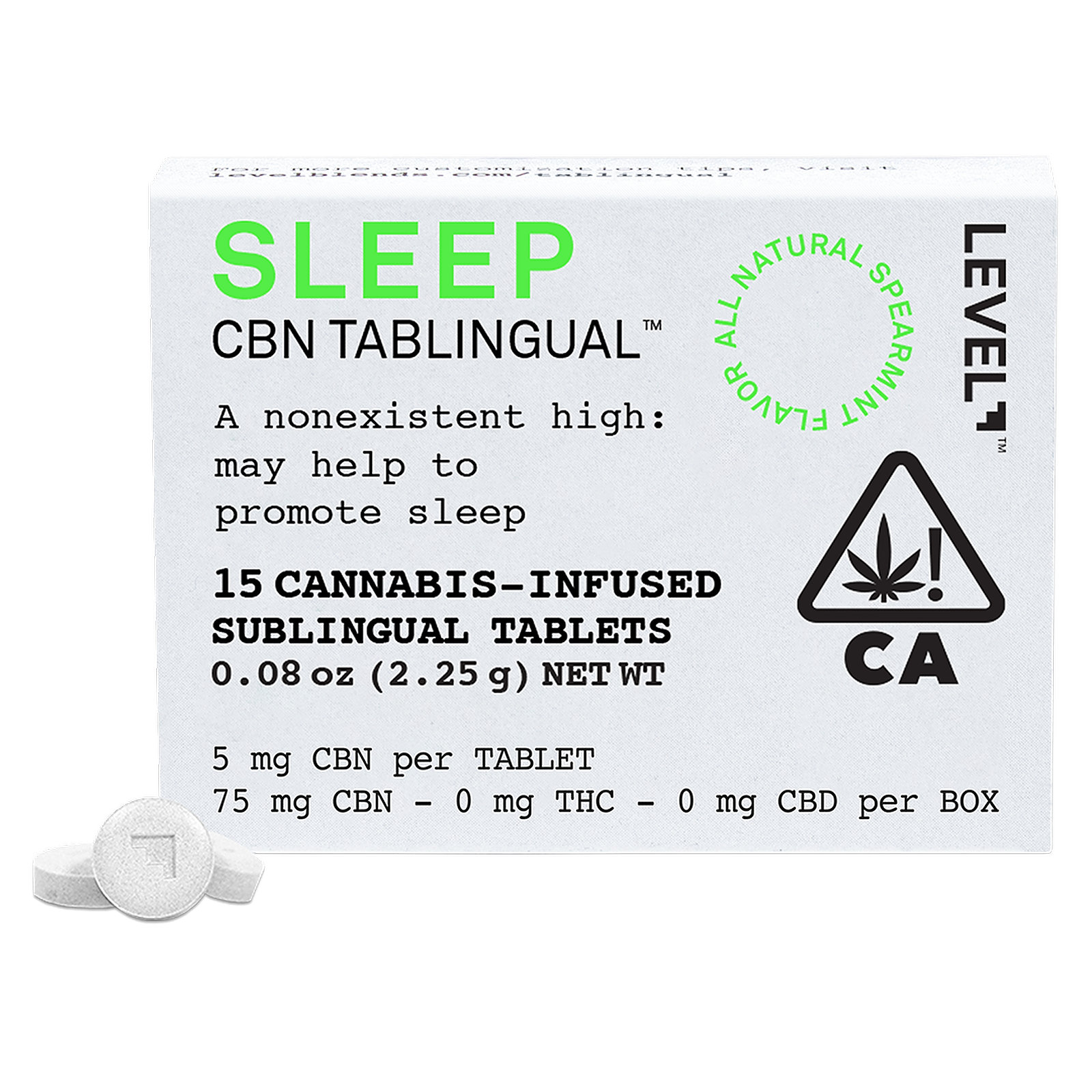 Level Tablingual Sleep CBN kaufen bei Head & Grow Hub