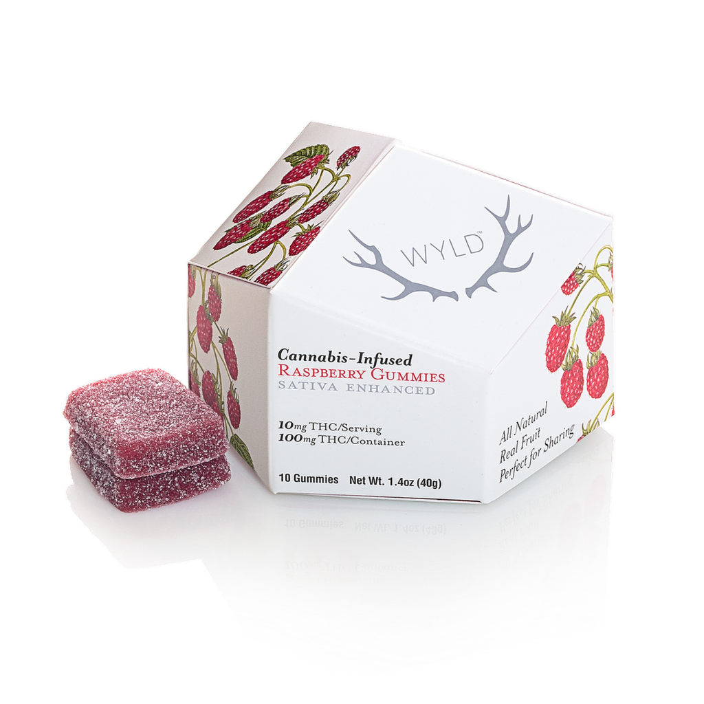 Raspberry Gummies 100mg 10-pack kaufen bei Head & Grow Hub