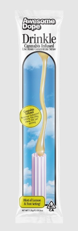 Awesome Dope SATIVA Edible Rosin Concentrate Straws 4pk kaufen bei Head & Grow Hub