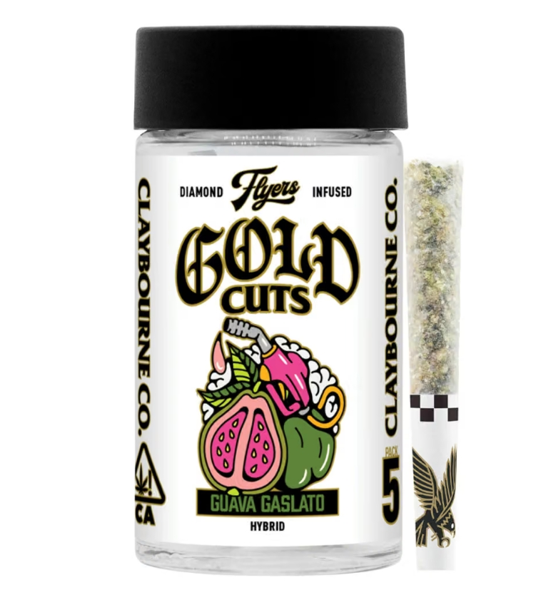 ClayBourne Guava Gaslato Infused .5g 5Pk kaufen bei Head & Grow Hub