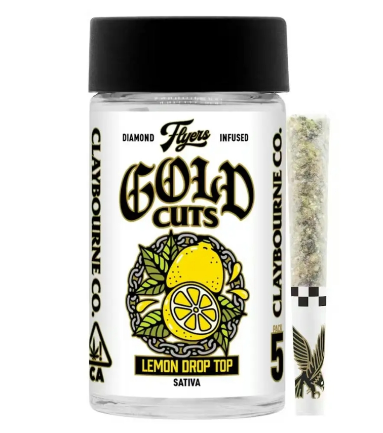 ClayBourne Lemon Drop Top Infused .5g 5Pk kaufen bei Head & Grow Hub