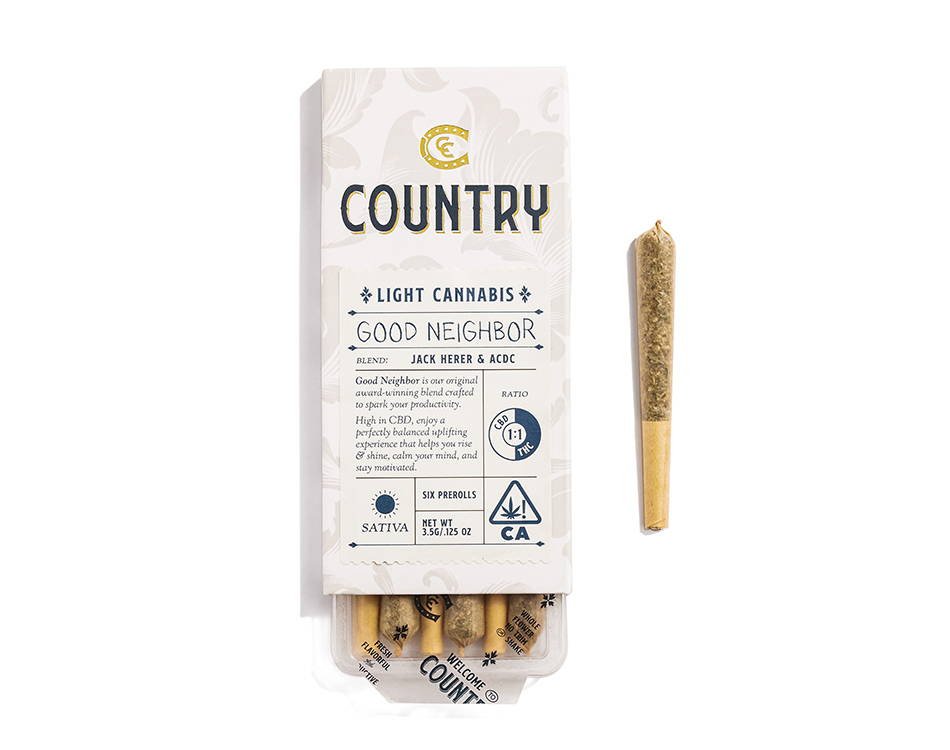 Country- Old Fashion 1:1 CBD 0.6g 6pk kaufen bei Head & Grow Hub