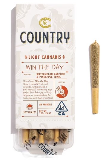 Country- Win the Day 1:2 CBD 0.6g 6pk kaufen bei Head & Grow Hub