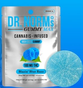 Dr Norms - Blazin Blue Razz 100mg kaufen bei Head & Grow Hub