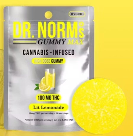 Dr Norms - Lit Lemonade Gummy 100mg kaufen bei Head & Grow Hub