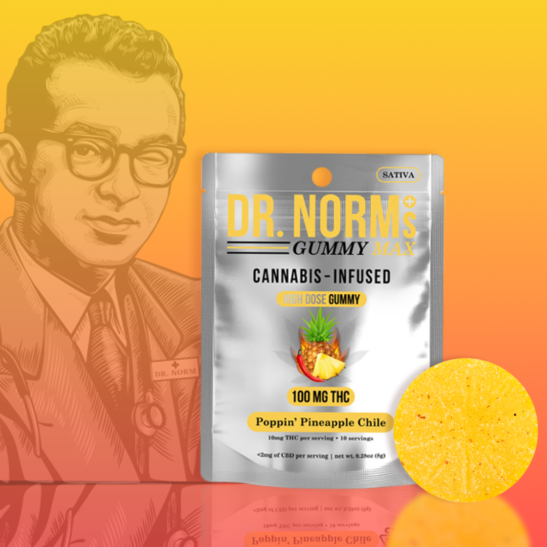 Dr Norms - Poppin Pineapple Chile Gummy 100mg kaufen bei Head & Grow Hub