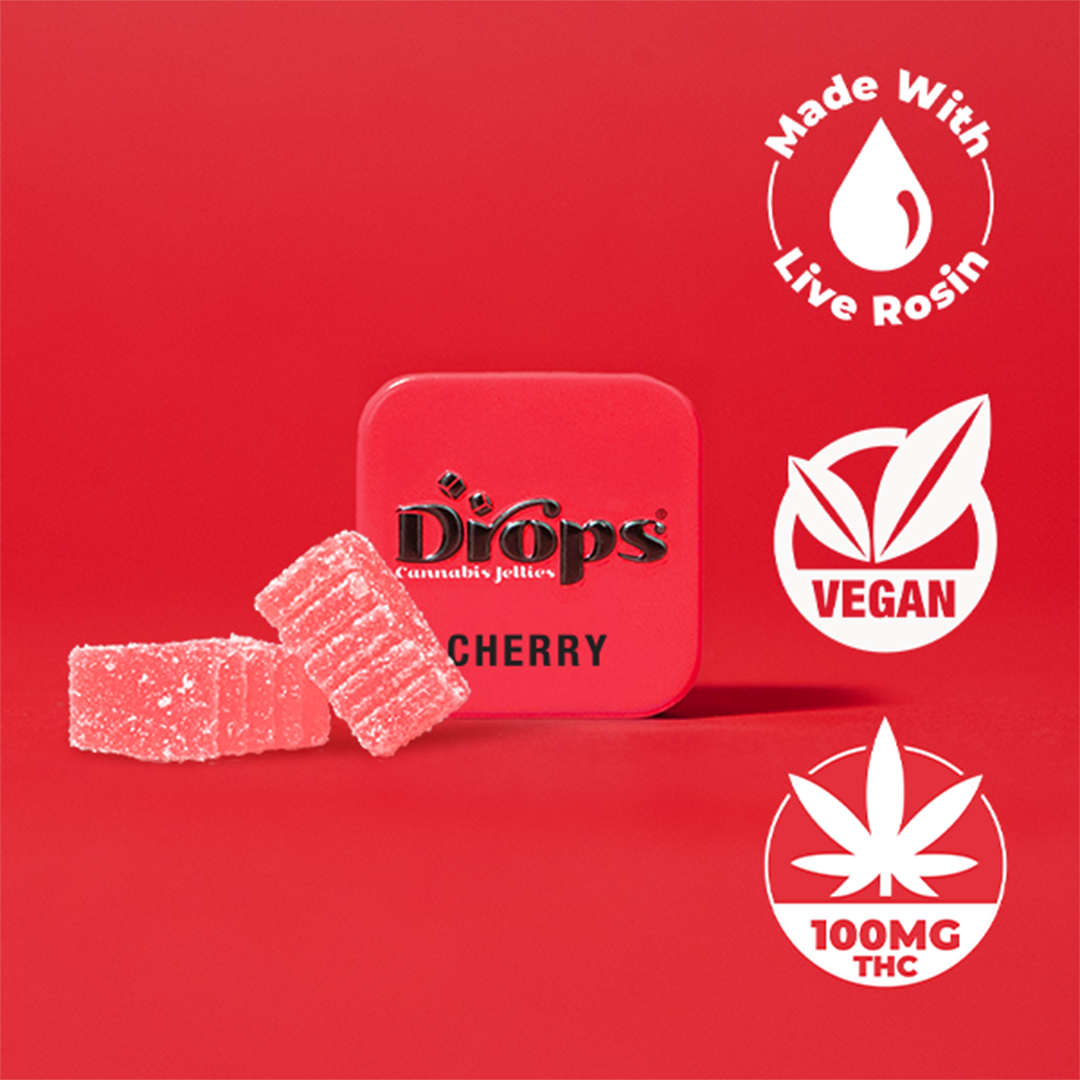 Drops - Singles Cherry 100mg kaufen bei Head & Grow Hub