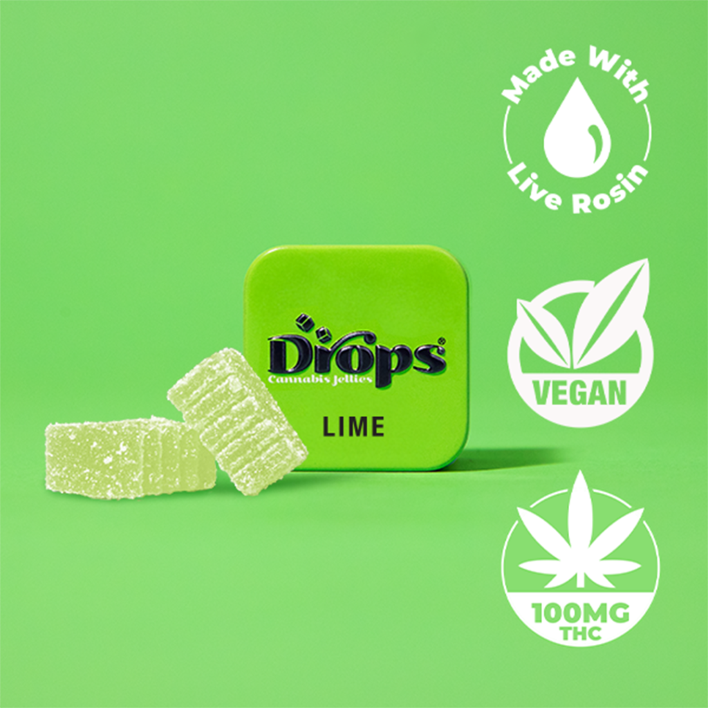 Drops - Singles Lime 100mg kaufen bei Head & Grow Hub