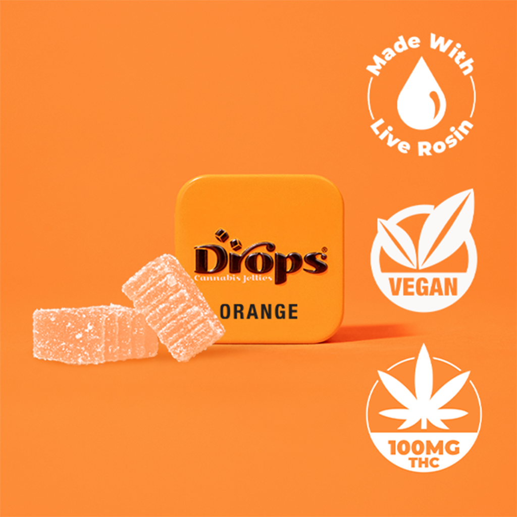 Drops - Singles Orange 100mg kaufen bei Head & Grow Hub