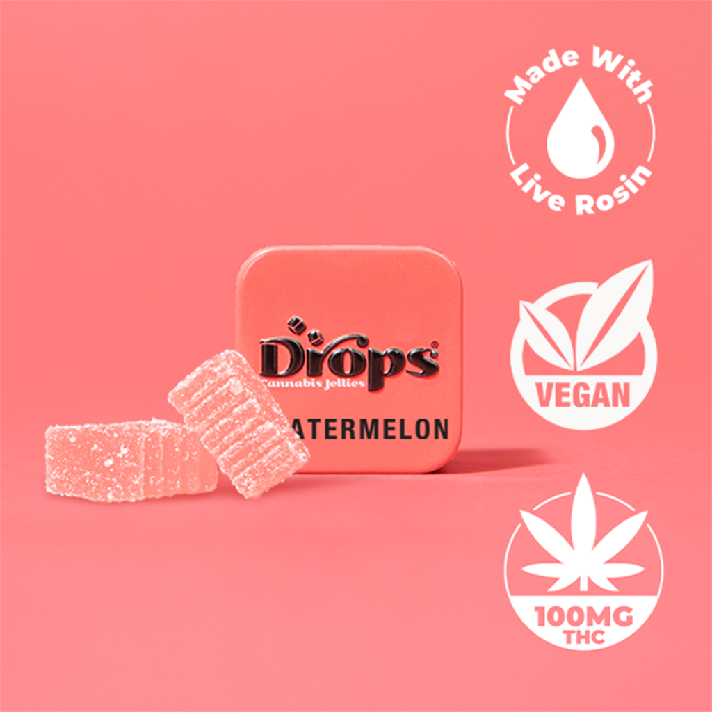 Drops - Singles Watermelon 100mg kaufen bei Head & Grow Hub