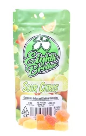 Eighth Bros-Sour Citrus Gummies 10 Pack kaufen bei Head & Grow Hub
