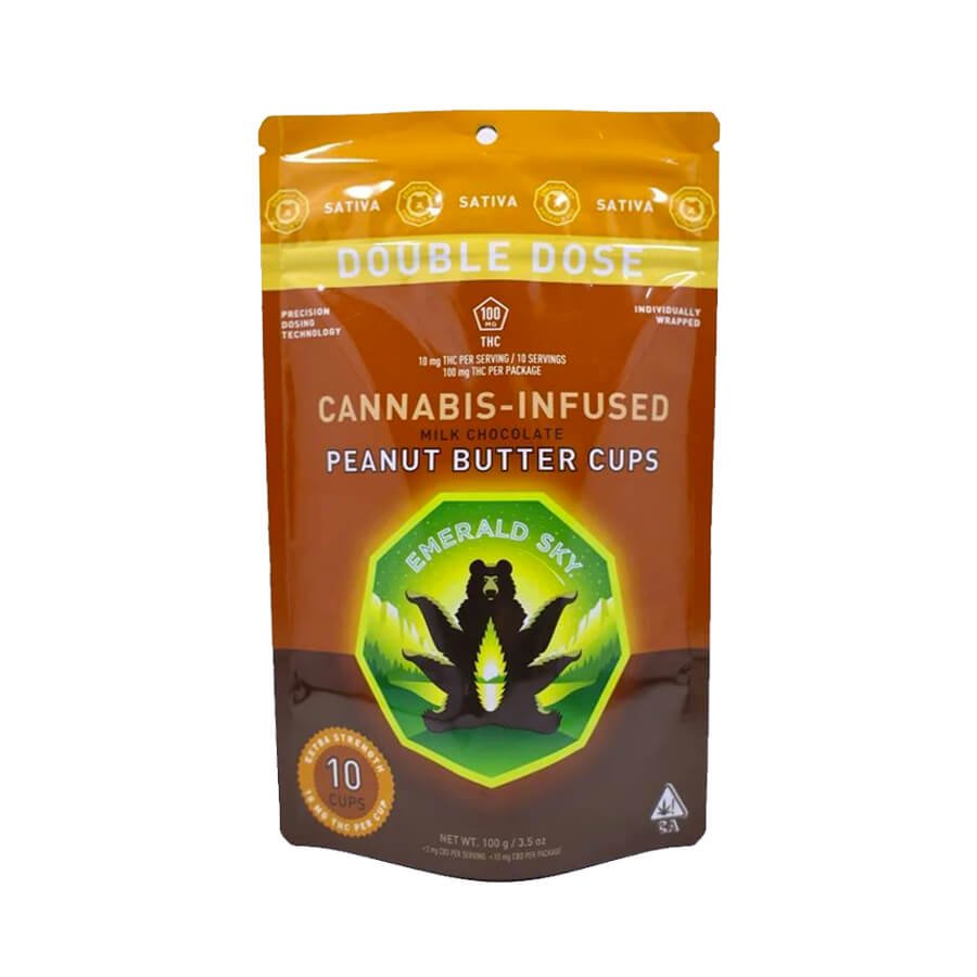 Emerald Sky - MILK Chocolate Sativa Peanut Butter Cups kaufen bei Head & Grow Hub