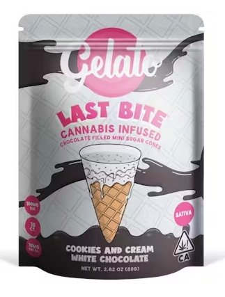 Gelato Last Bite Cookies and Cream 10pc 100mg Sativa kaufen bei Head & Grow Hub