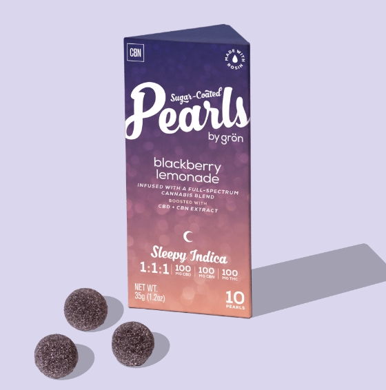 Pearls - Blackberry Lemonade 1:1:1 THC:CBD:CBN Gummies kaufen bei Head & Grow Hub