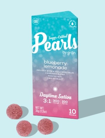Pearls - Blueberry Lemonade 3:1 CBG:THC Gummies kaufen bei Head & Grow Hub