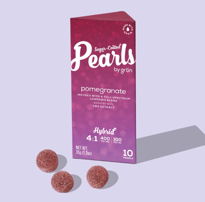 Pearls - Pomegranate 4:1 CBD:THC Gummies kaufen bei Head & Grow Hub