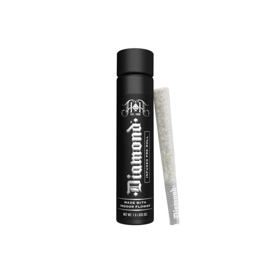 Heavy Hitters: Black Haze 1g Infused Diamond Pre Roll