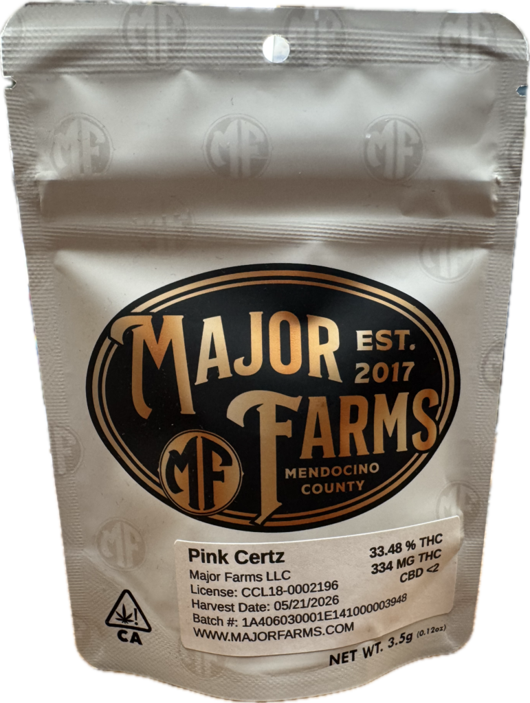 Major Farms - Pink Certz 3.5g kaufen bei Head & Grow Hub