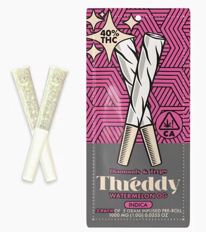 Threddy - Watermelon OG 2pk .5g Infused Joint kaufen bei Head & Grow Hub