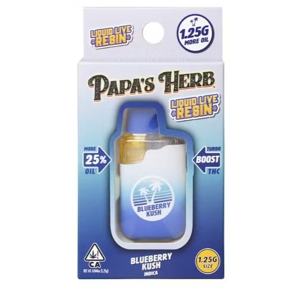 Papa's Herb - Blueberry Kush 1.25g Live Resin AIO kaufen bei Head & Grow Hub