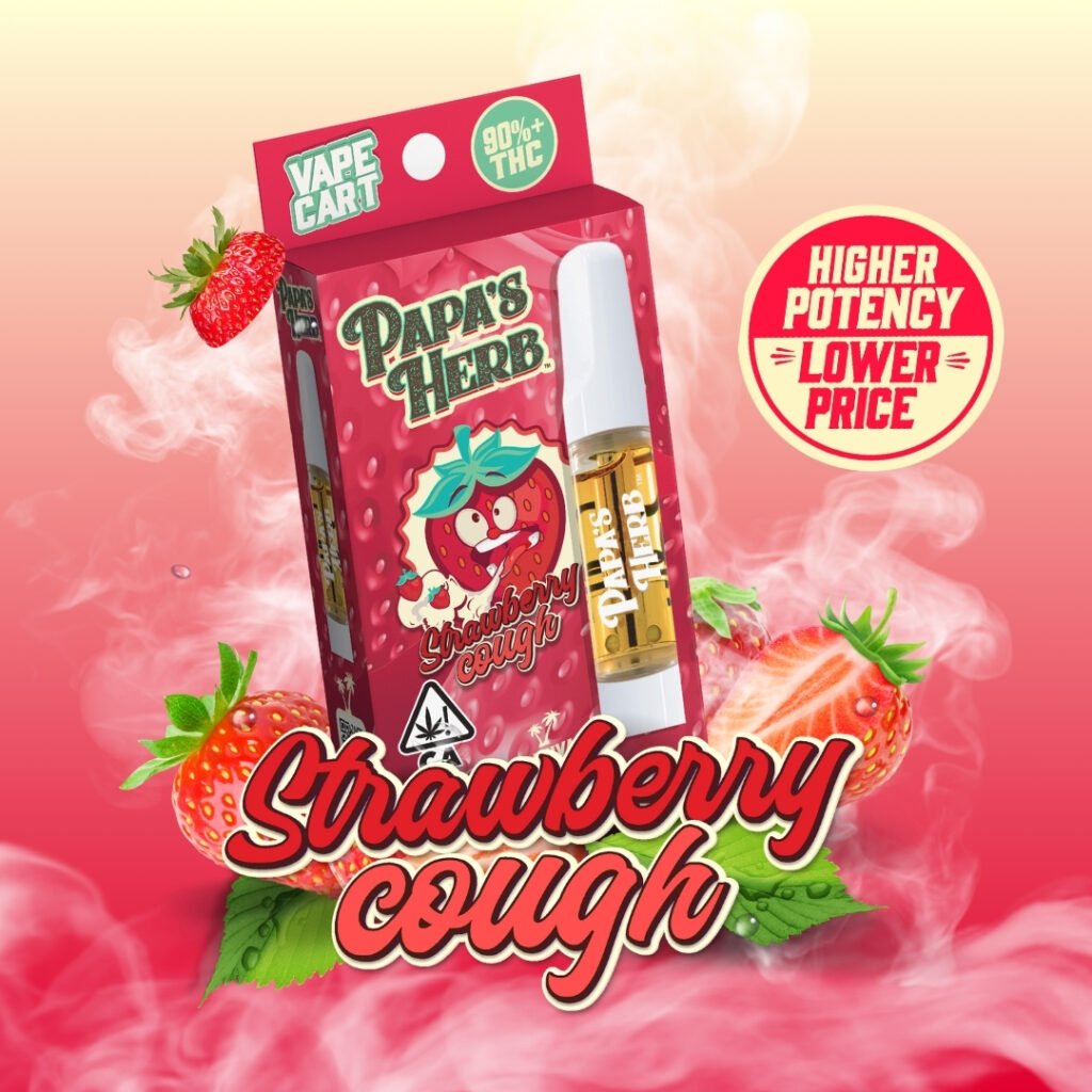 Papa's Herb-Strawberry Cough Vape 1g kaufen bei Head & Grow Hub