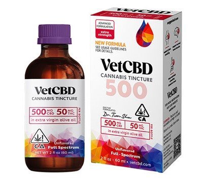 VETCBD Extra Strength 500mg CBD 2oz Cannabis Tincture, VetCBD, Inc kaufen bei Head & Grow Hub