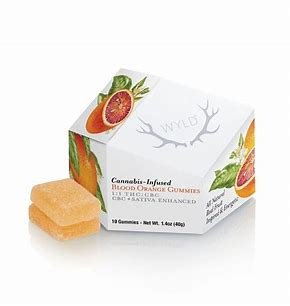 WYLD - Blood Orange Gummies - 1:1 THC:CBC - 10 Pack kaufen bei Head & Grow Hub