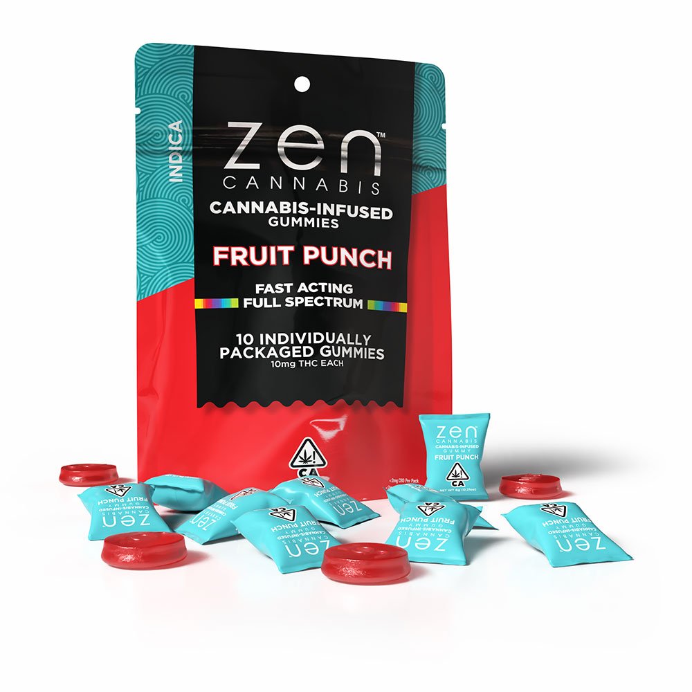 ZEN - Fruit Punch Gummy Indica 100mg kaufen bei Head & Grow Hub